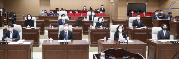 대전 동구의회 제4차 본회의.