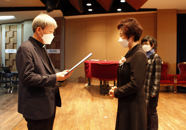 대전성모병원 20년 근속 자원봉사자 시상