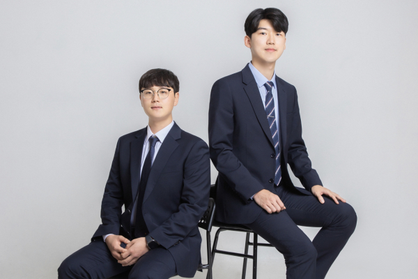 충남대학교 총학생회 당선-(왼쪽부터 최인용, 이희원)