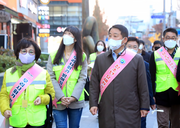 식품접객업소 대상 특별 지도점검 현장 사진
