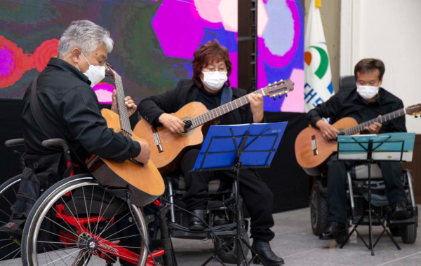 ‘2022 대덕구 장애인 어울림 한마당’ (기타합주 모습)