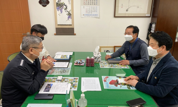 강윤규 보령소방서장, 화재취약대상 현장 안전지도