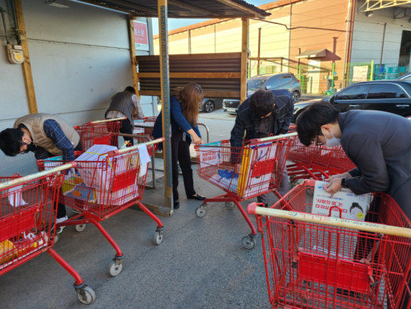아동학대 예방주간 인식개선 캠페인 진행 모습