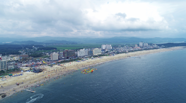 대천해수욕장 전경 사진