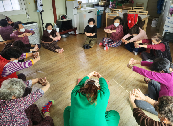 농한기 한방 중풍예방교실 운영 사진