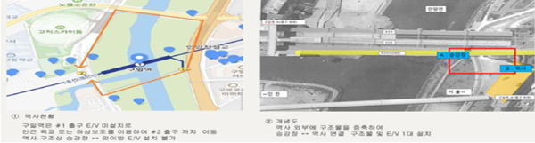 (당초) 역사 및 동선 현황