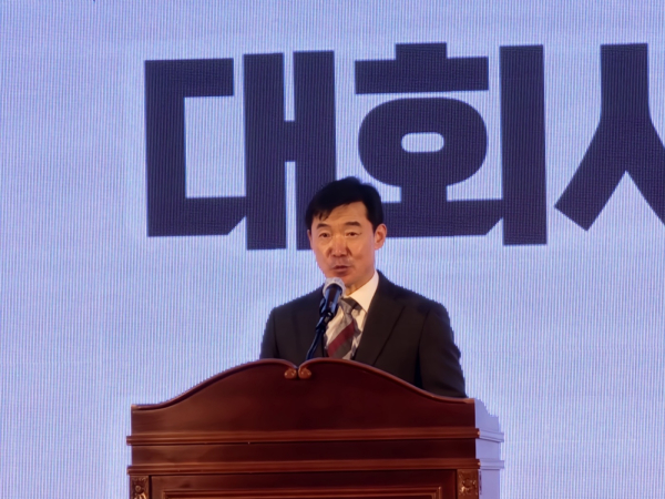 대회사를 하는 남승일 충남벤처협회장/박동혁 기자