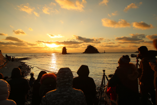 지난 꽃지 해넘이 행사 모습