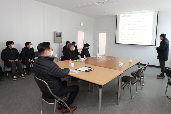 이상래 행복청장, 창의진로교육원 건립 현장 점검