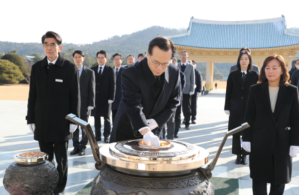 이상래 행복청장, 국립대전현충원 참배