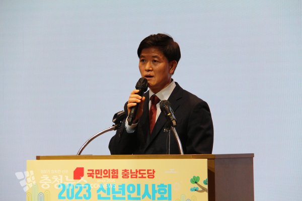 이정만 도당위원장은 “작년 우리는 대통령, 시장, 군수 등을 탄생시킨 기적을 이뤄냈다”며 “당원동지의 협조가 없었다면 불가능했다”라고 감사 인사를 전했다/사진 권상재 기자