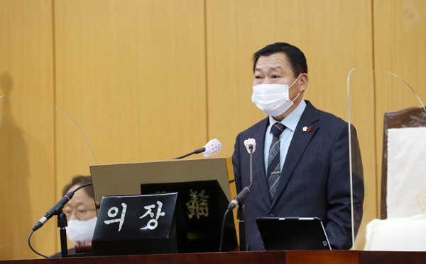 제281회 임시회 개회 모습