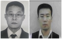 대전 국민은행 강도살인 피의자. (왼쪽부터 이승만, 이정학)