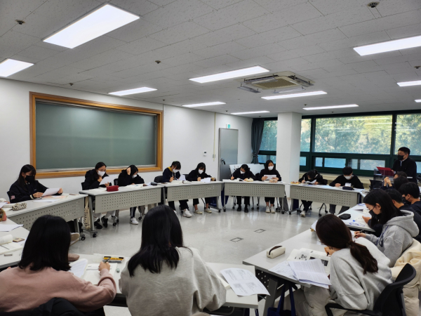 중2. 3 인문과정 영재교육 모습
