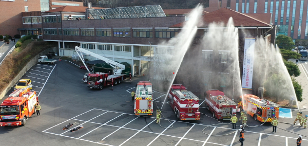 재난 대비 훈련 전국 최우수기관 선정-화재 대비 훈련