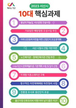 서산시 발전 10대 핵심과제