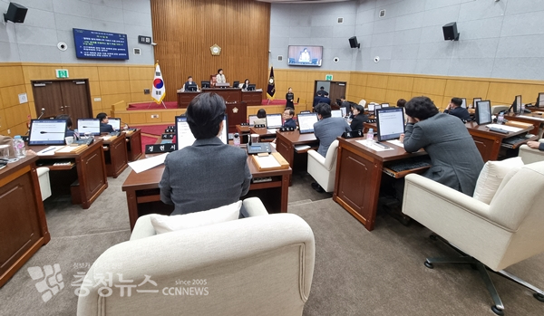 대전 서구의회 본회의장