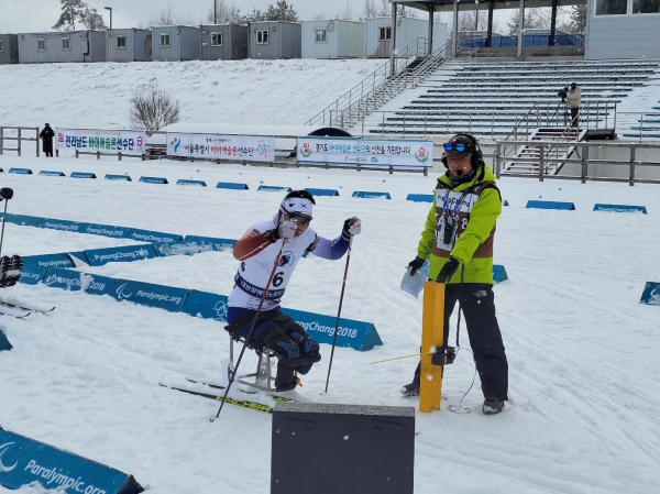 신의현 선수 경기 모습
