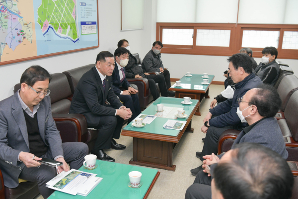 최원철 시장 읍면동 기업체 방문 - 금학동 검상농공단지