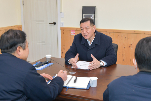 최원철 시장 읍면동 기업체 방문 - 이인면 에버그린텍(주)