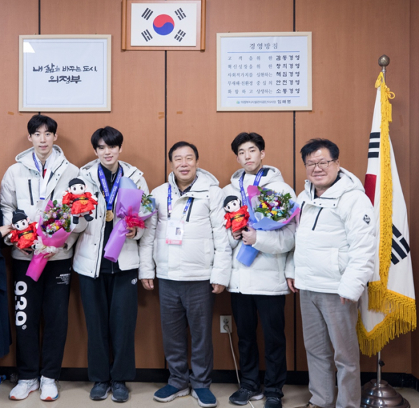 제104회 전국동계체육대회에서 금메달 5개, 은메달 4개, 동메달 3개 등 총 12개의 메달 획득