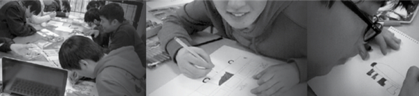 발달장애 디자이너가 디자인 작업하는 모습