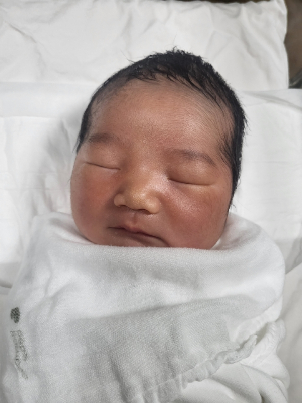 여섯째 최하준 아기 사진