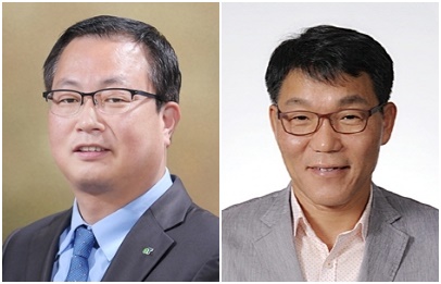 (좌)기노선 부사장겸기획이사, (우) 권오엽 수출식품이사