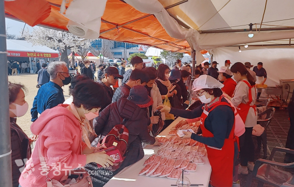 논산딸기축제 현장 모습