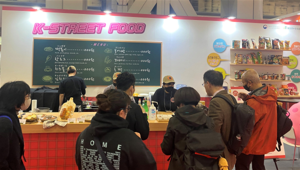 푸덱스 재팬 2023 한국관 K-스트리트 푸드 테마관