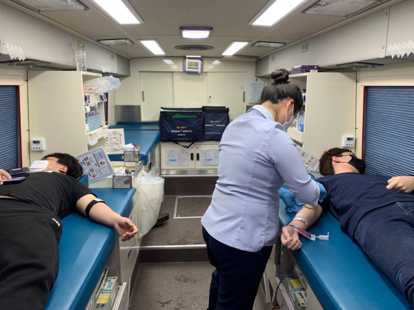 지난 14일, ‘생명나눔’ 헌혈 캠페인 개최