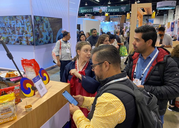 애너하임 국제식품박람회 한국관 운영 현장