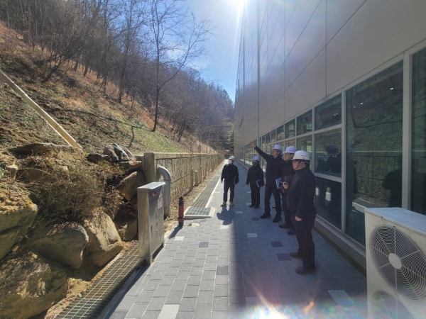 용운국제수영장 점검 모습