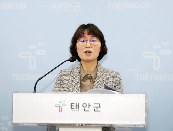 22일 군청 브리핑실에서 민원봉사과 정례브리핑 (가기영 민원봉사과장)