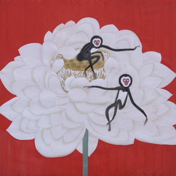 석왕준언 작가의 일화일세계(一花一世界).