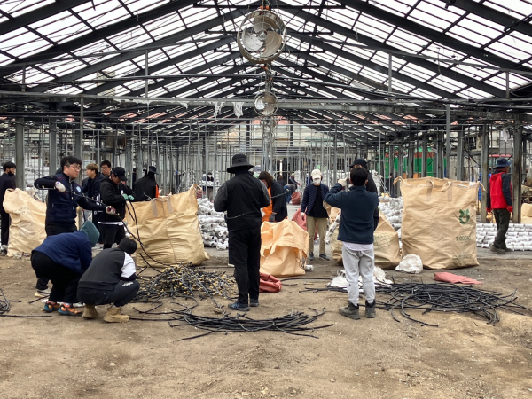 청년농업인과 화재 복구