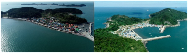 (좌) 고대도, (우) 외연도