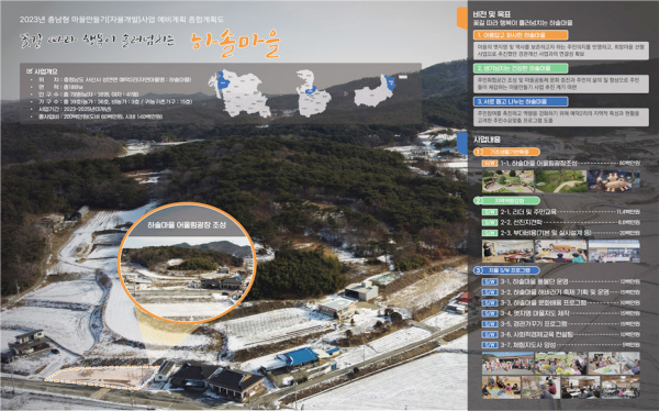 성연면 예덕2리 사업 계획도