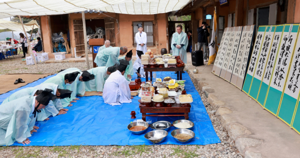 원홍주 등 6군상무사 한식 속절제 개최 모습