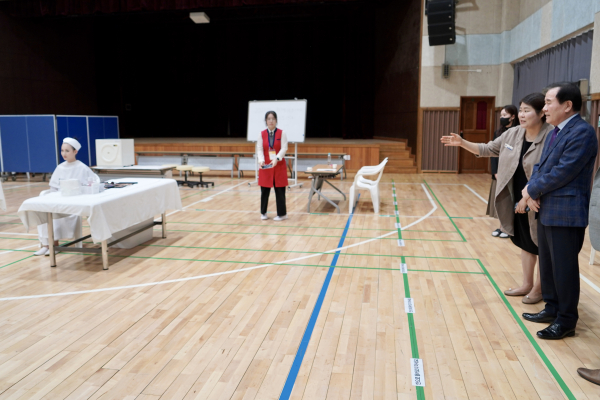 김지철 교육감 충남기능경기대회 현장 방문