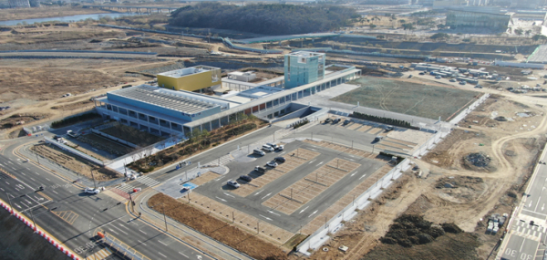 국립박물단지 부지조성 현장