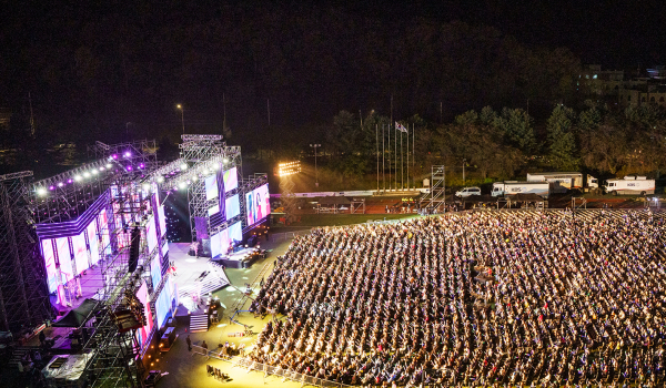 충남도민과 함께하는 순천향 봄꽃 KBS 열린음악회 모습