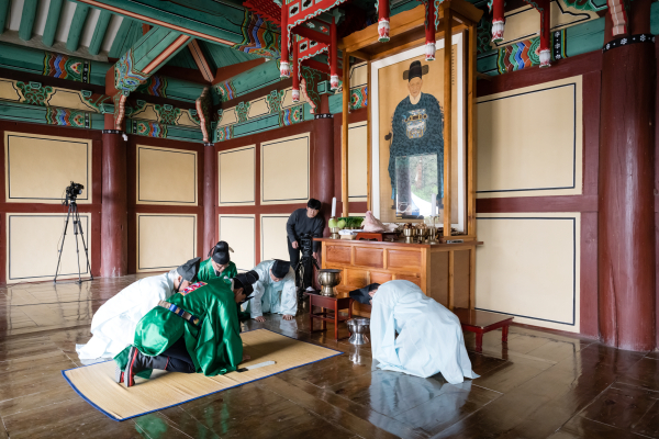 면암 최익현 선생 추모 제향 봉행 모습