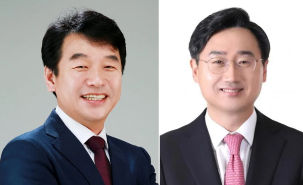 (왼쪽부터)문진석 국회의원, 신범철 국방부 차관