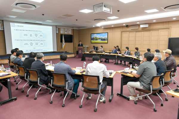 인구감소대응 기본계획 수립 중간보고회 개최