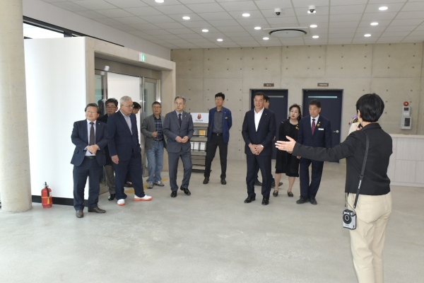 석장리유적 방문자센터 준공식 모습