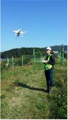 드론을 활용한 저수지 조사