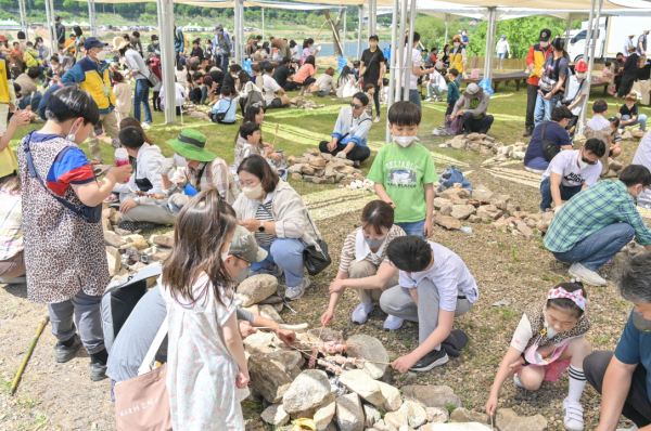 지난 석장리구석기 축제현장 모습