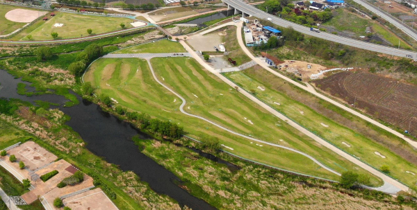 무한천파크골프장 전경