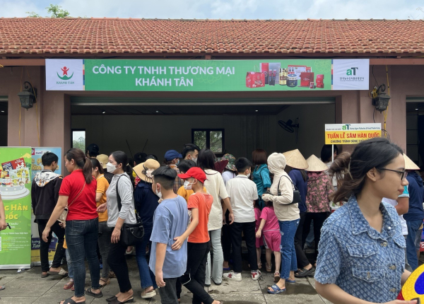 베트남 훙브엉 축제 연계 소비자체험 홍보 현장